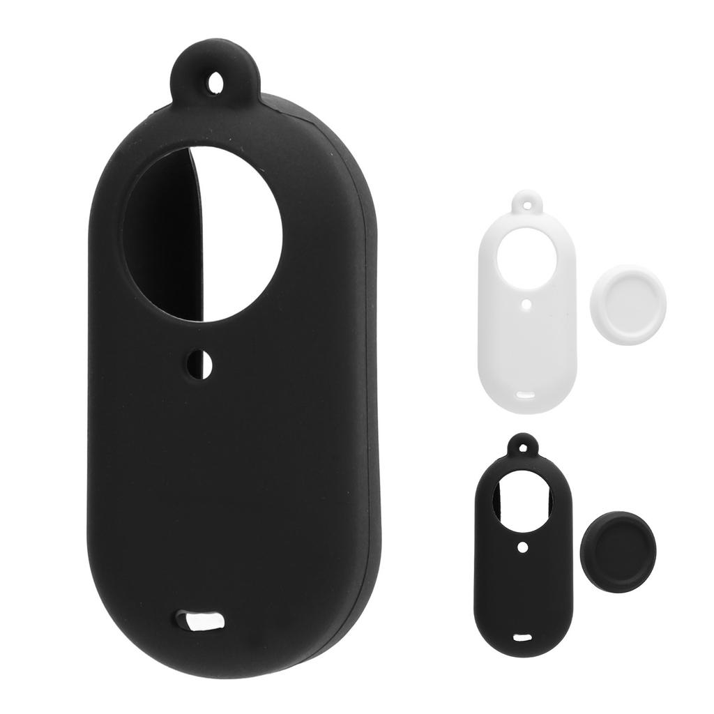 Silicone Protective Case Set for GO 3S Thumb Camera Protective Cover and Lens Cap with Lanyard