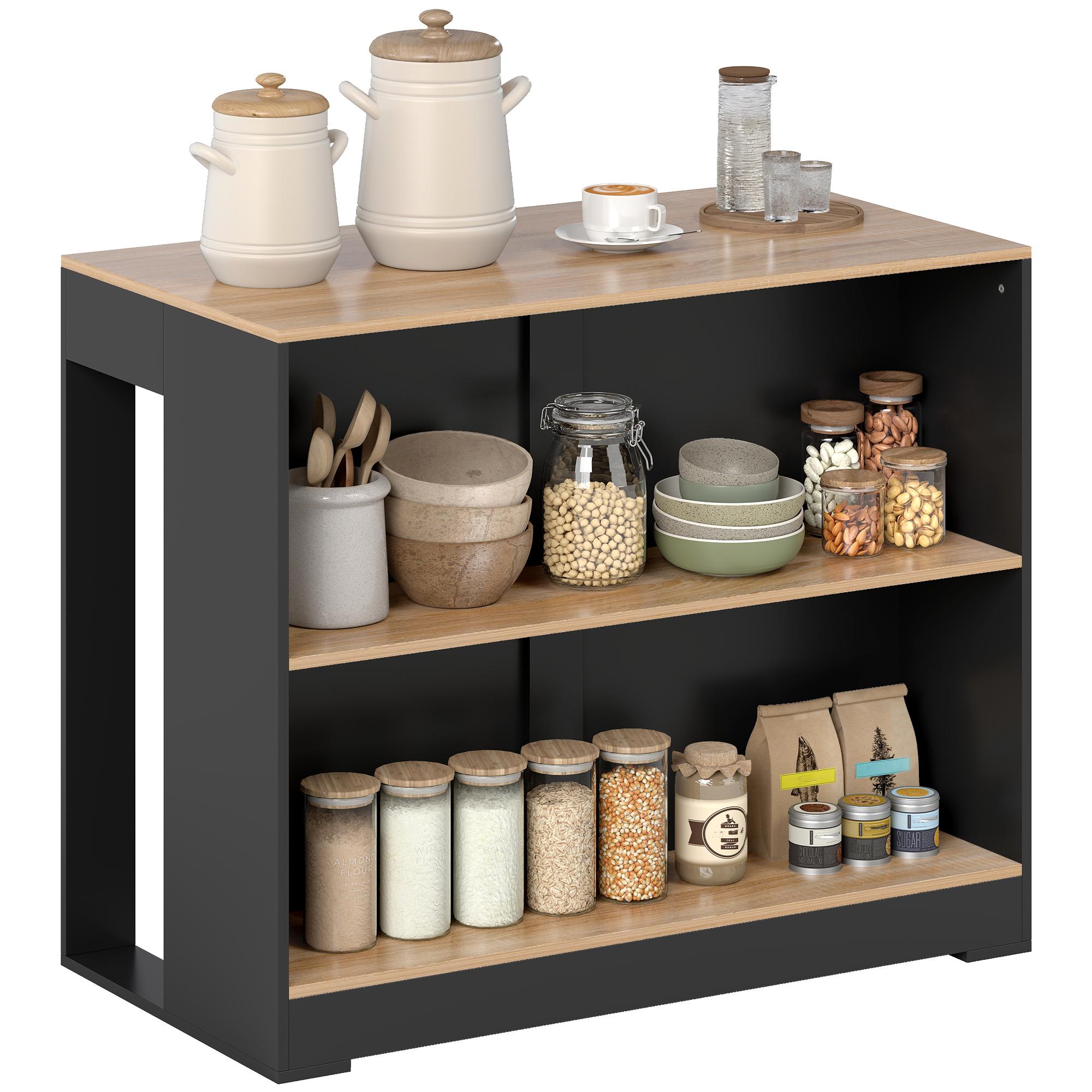 Bar Counter Kitchen Island with 3