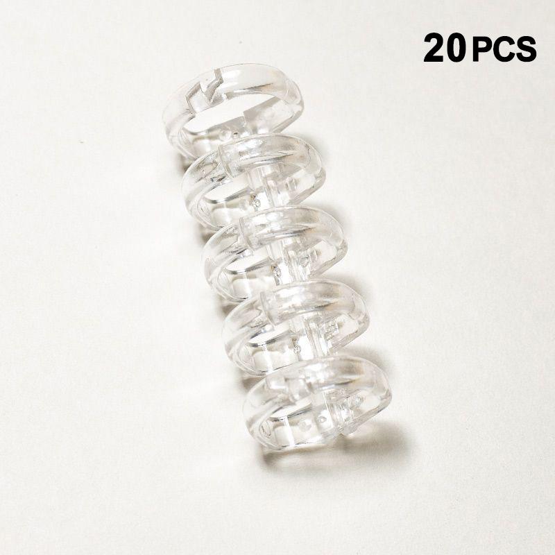 20 Stück Binder Schnalle Loseblatt Buch Zubehör Bindering Schnalle 5 Löcher Nicht Unbequem Selbstgemacht DIY Locher Loseblatt