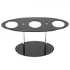 3-hole Ice Cream Cone Holder Acrylic Transparent Waffle Holder Sushi Cone Holder