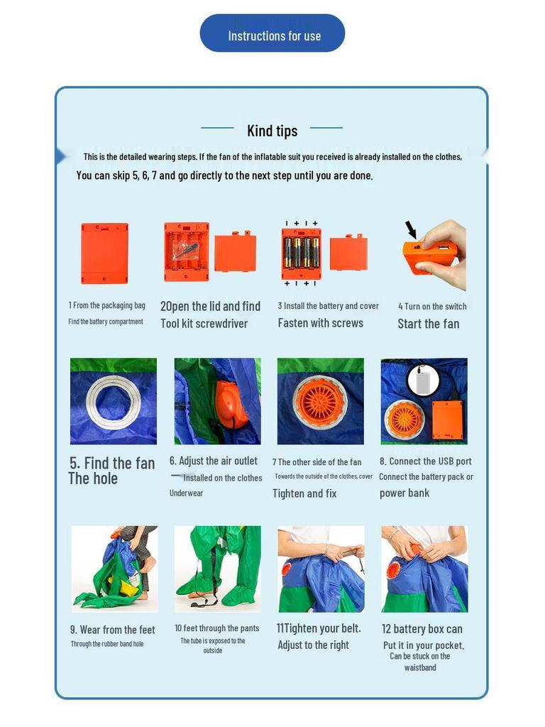 Christmas Inflatable Costume: Tree, Polar Bear, Moose, Snowman, Santa Claus for Stage Performance or Party.