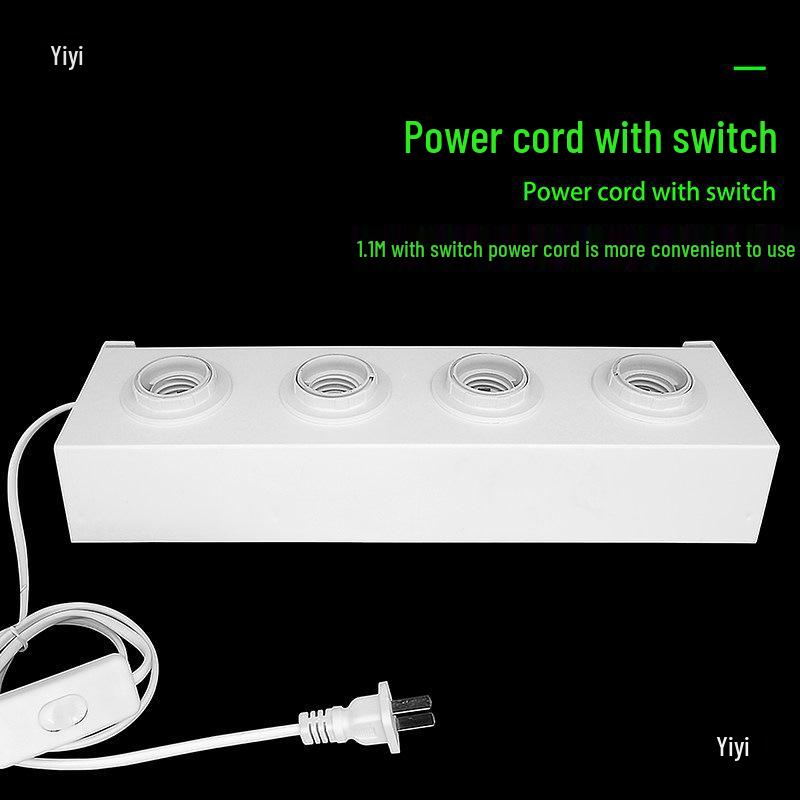 LED Bulb Test Stand and Display Rack with E27, E14, and B22 Bayonet Screw Bases for Lamp Decoration.