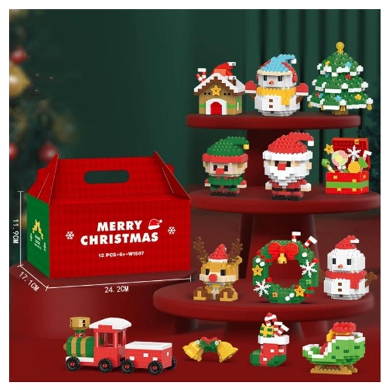 Christmas Ornament Building Toys Holiday Crafts for Family, Kids, Boys & Girls, Ages 6+  Hanging Christmas Decorations for Tree