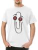 T-shirt Homme Clippynator Clippy Clippit Trombone Bureau Clip Terminator