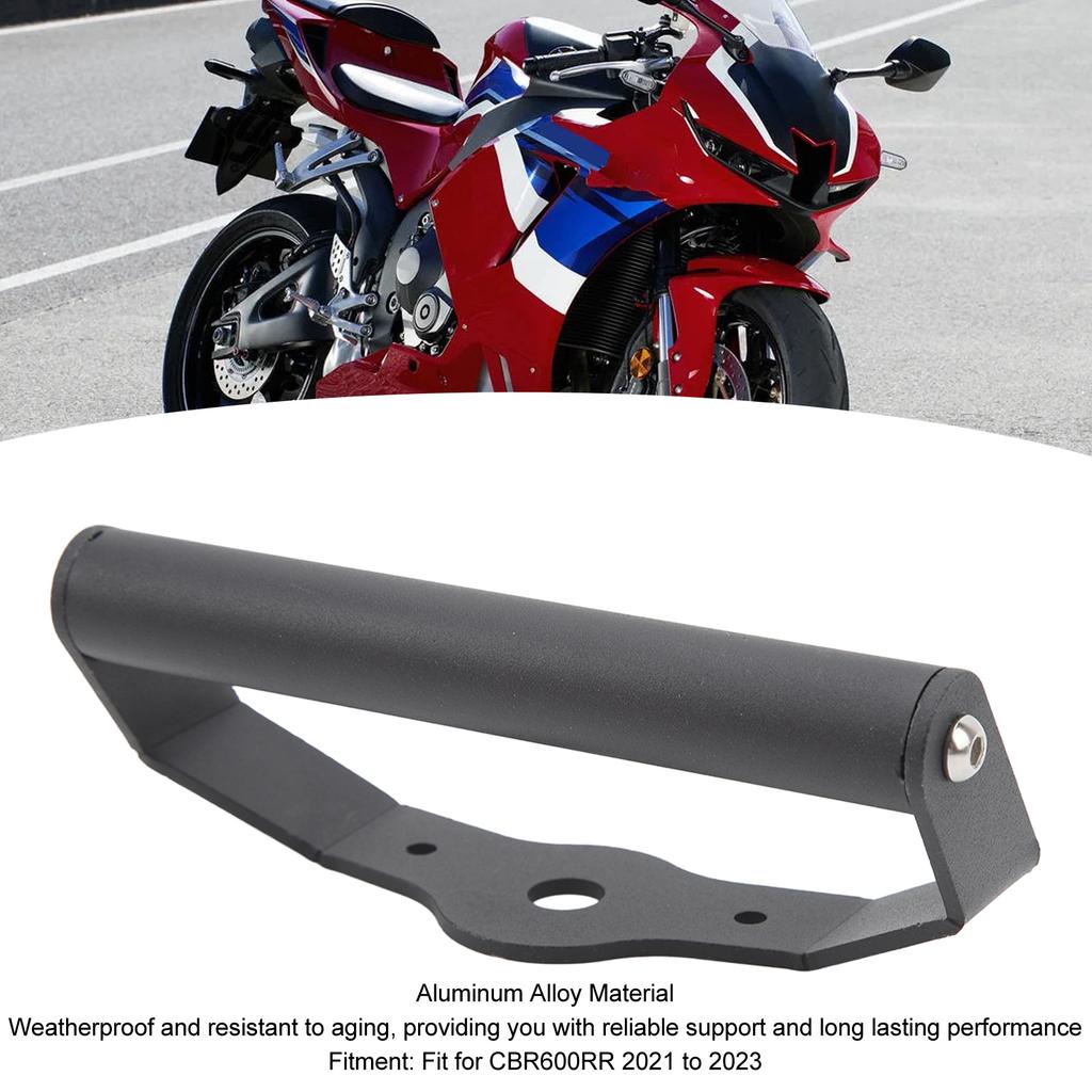 Motorcycle Navigation Bracket Aluminum Alloy Black Phone Stand Holder for CBR600RR 2021 to 2023