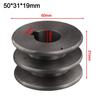 Cast Iron V-Belt Pulley Dia 50mm-100 Power Tool Accessory