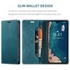 For iPhone 14 Pro Vintage Leather Flip Wallet Case with RFID Blocking Card Slot, Matte Retro Folio Cover for Women Men (4 Colors)
