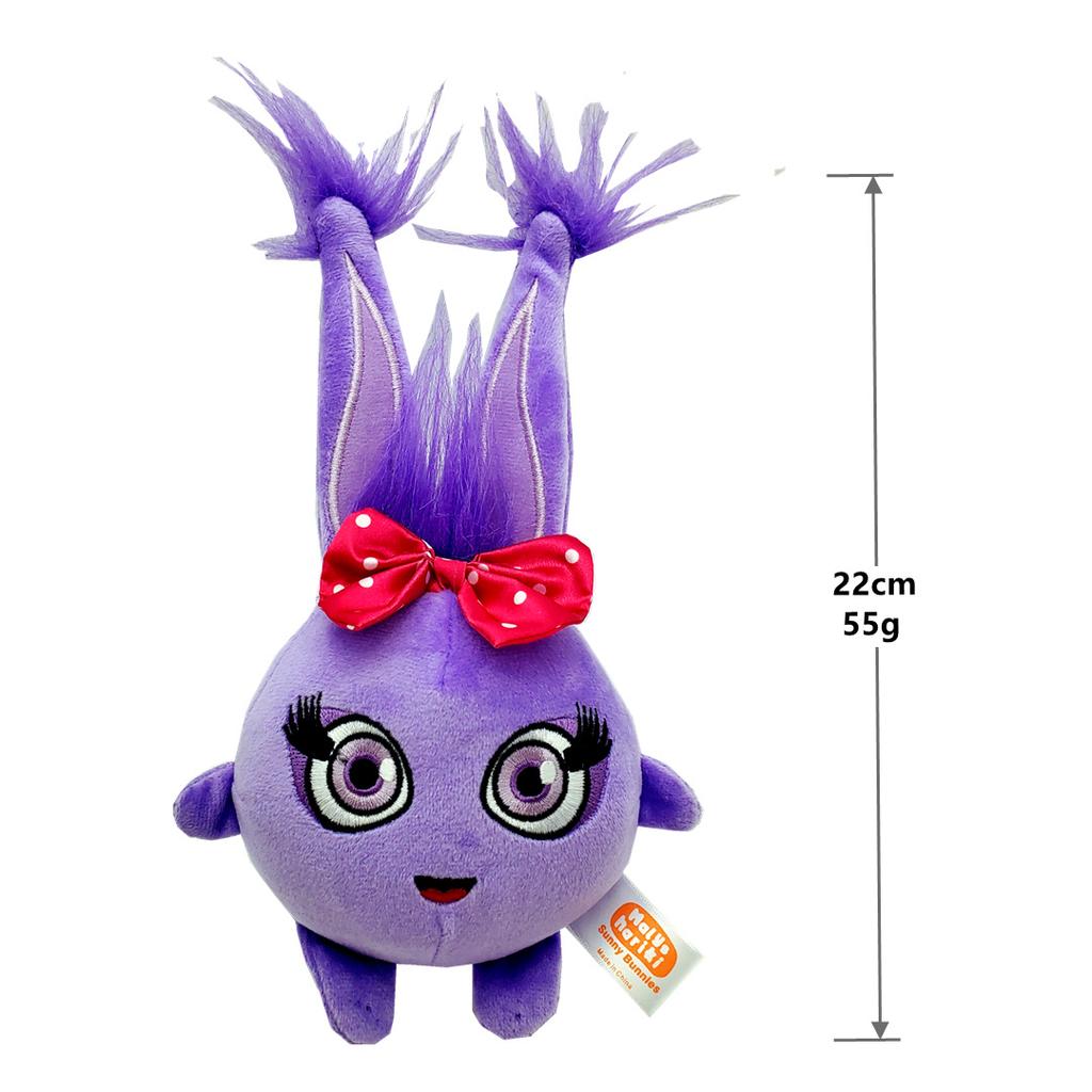 5pcs Sunny Bunnies Plush Dolls Cute Happy Rabbit Sleeping Cartoon Peluches for Girls Birthday Gifts Soft Stuffed Animals Doll