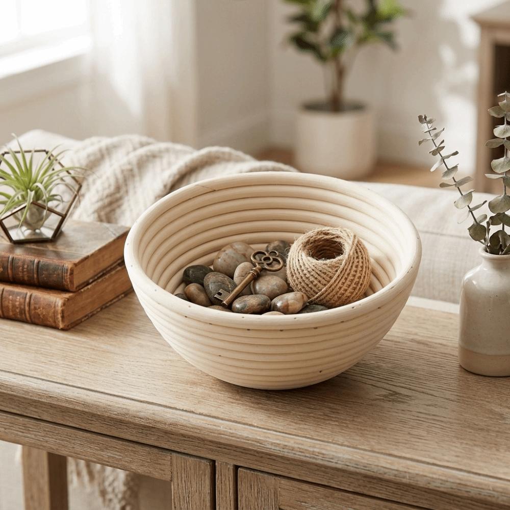 Thickened Baking Bowl Washable Dough Rising Bowl Multi Purpose Kitchen Organizer Kitchen 18*9cm