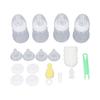 Baby Feeding Bottle Set Wide Mouth Opening Prevent Colic 4pcs Baby Bottles for Storing Milk 180ml