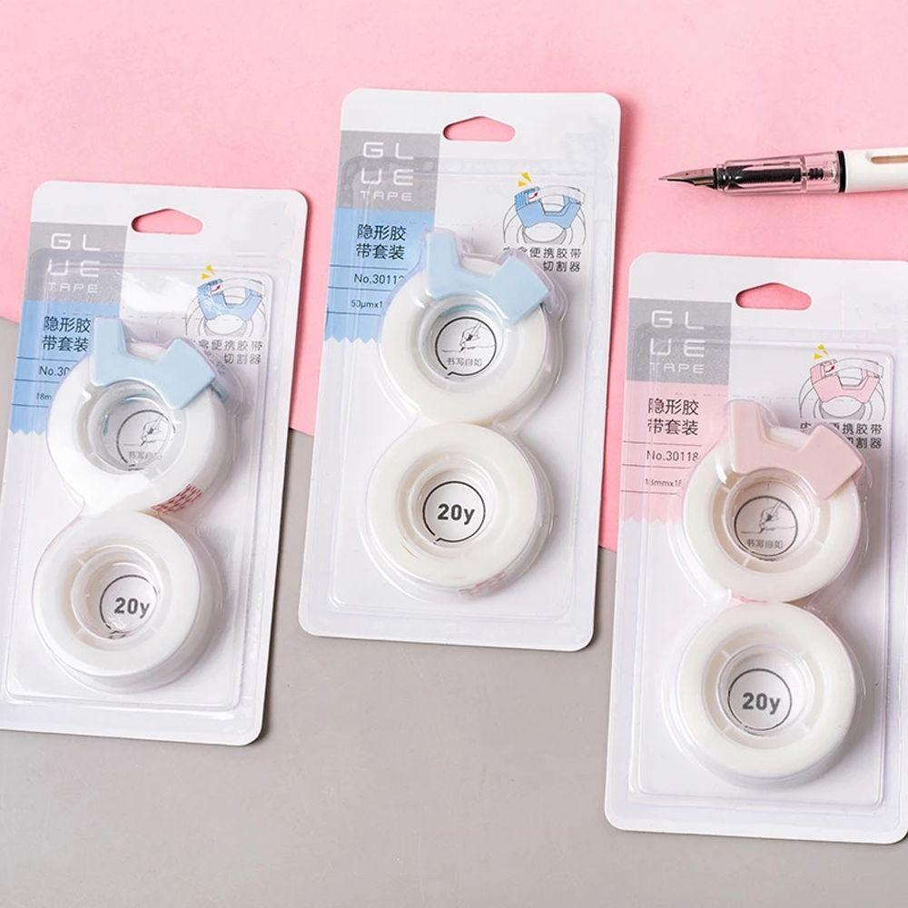 Sticky Invisible Correction Tape Clear Tape Cutting Tool Adhesive Tape Writable Tape Tape Dispenser