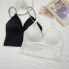 French Lace Beautiful Back Underwear Anti-slip Wire-free Bandeau Slim Fit Short Vest