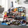 Radiohead Music Collage Blanket Soft Throw Blanket For Home Bedroom Bed Sofa Travel Office Solid Christmas Blanket