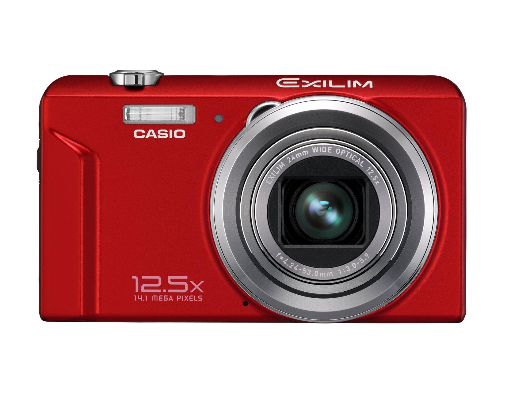 Casio Exilim Red Casio Exilim EX-ZR1000 Digital Camera Matte Red