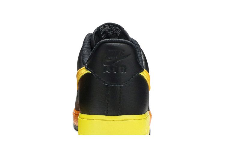 Men's Sneakers Nike Air Force 1 Low Black Yellow Orange Black/Opti Yellow-Orange Peel