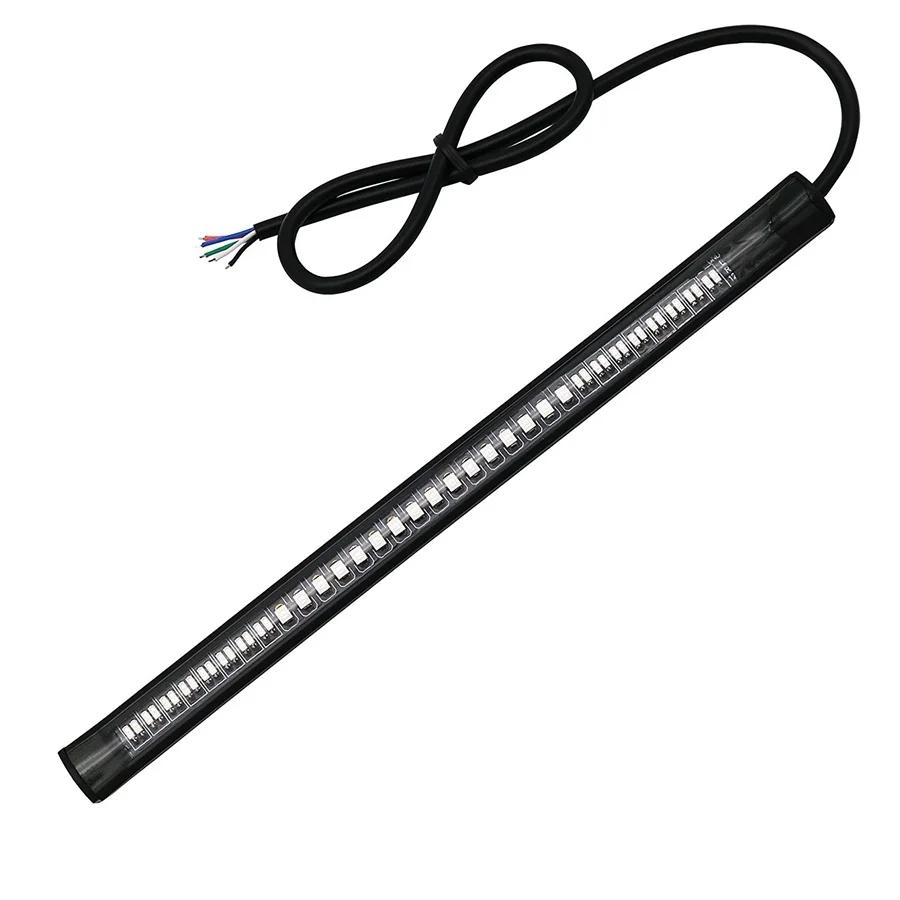 Running Light Flexible Motorcycle 48 LED Strip Rear Tail Brake Stop Turn Signal Lamps High Quality Bike Articles Accessories