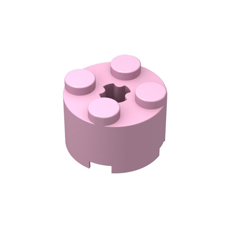 95pcs Cylinder 2x2 Round Brick with Axle Hole Building Blocks Accessories  DIY Parts Compatible with  Bricks  6143 3941