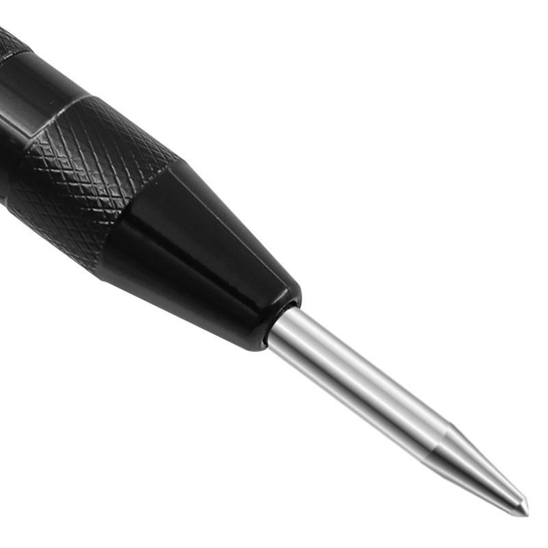 1pcs Automatic Center Punch Spring Loaded Marking Drilling Tool Steel 128mm