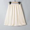 Satin Silk Safety Skirt Petticoat Thin Half Slips Dress Fashion Dress Underskirt Slips  Girls