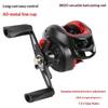 BR200 Baitcast Angelrolle Hohe Leistung Vollmetallspule 10 kg Bremskraft Weitwurf für Anfänger