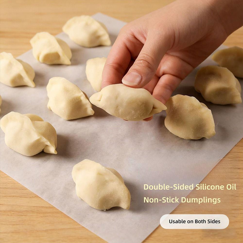 50 Stück Lebensmittelqualität Silikon Ölpapier Ölfest Ölbeständig Isolierpapier Backen