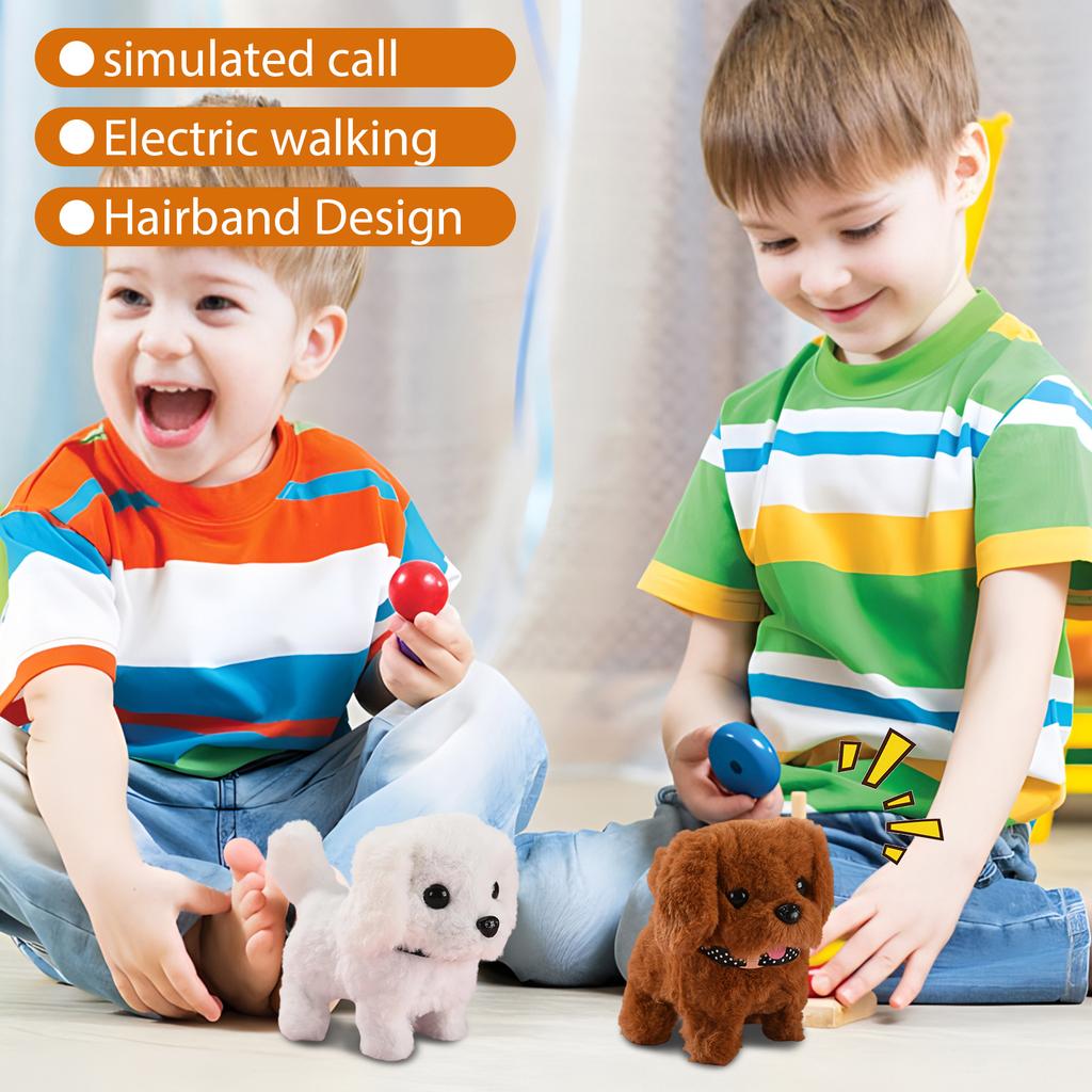 Simulation Electric Simulation Animal Plush Toy, Interactive, Can Walk, Call, And Move