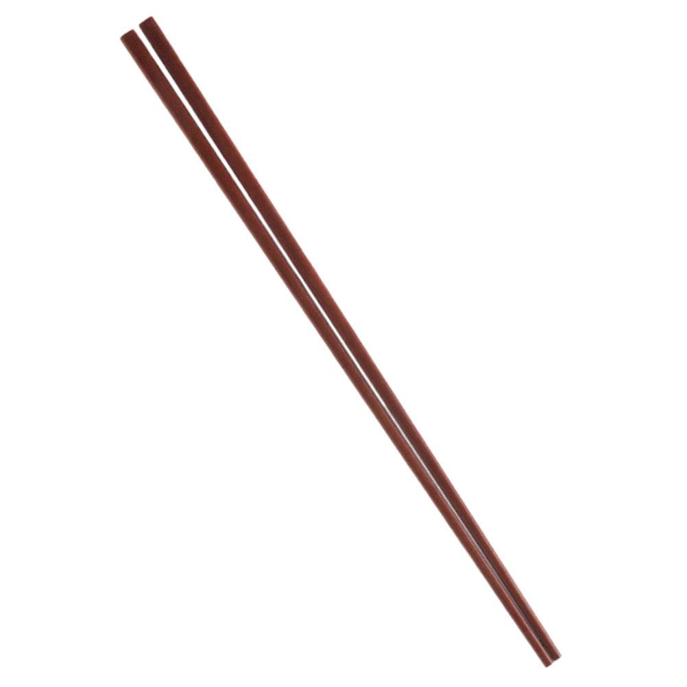 1Pair 42Cm Chinese Long Wooden Chopsticks Red Sandalwood Hot Pot Frying Noodle Cooking Barbecue Stir Fry Heat Resistant Reusable 32X0.5X0.5CM