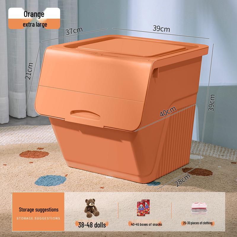 Flip-Top Storage Box for Clothes