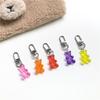 Couple Lover Trinket Animal Gummy Bear Candy Color Fashion Accessories Key Ring Key Chain Jewelry