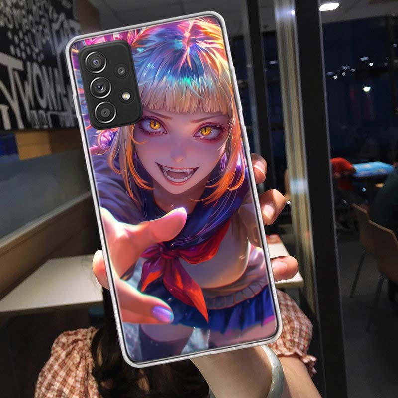 Himiko Toga Anime Phone Case for Samsung A54 A57 A37 A17 A14 A15 A12 A24 A34 A55 A35 A25 A52S A07 A05S A04S A22 A32 A72 Galaxy N