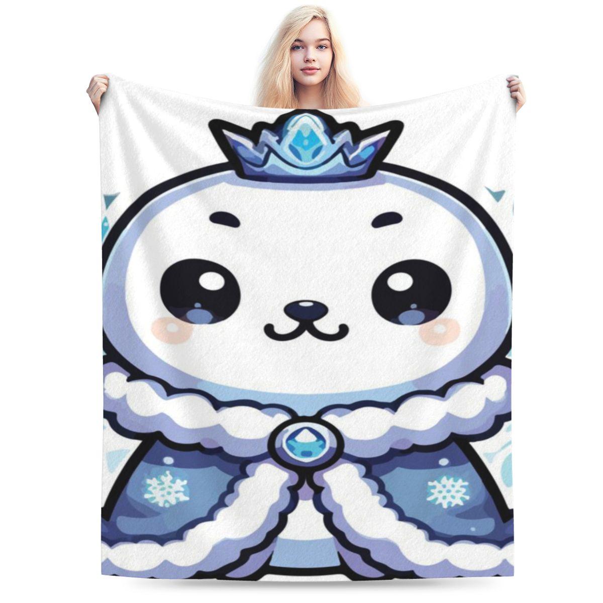 

Chibi Seal With Ice Aura Custom Soft Party An UltraSoft Micro Fleece Blanket 75x100cm 30x40in