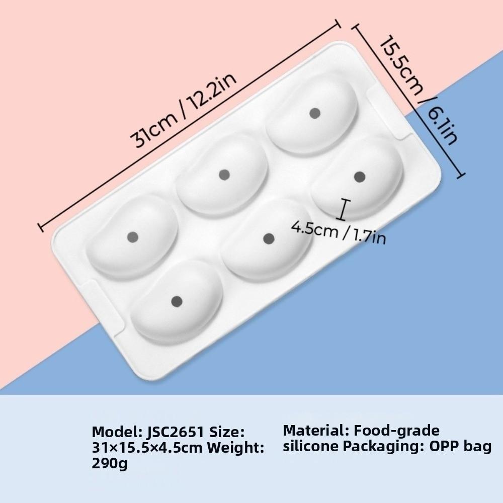 6-Cavity Chocolate Mold Fruit Flower Shape Desserts Making Tool New Baking Pastry Mold Baking Tool
