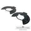 2Pcs Front Side Splash Shield For 2007-17 Jeep Wrangler 2018 Jeep Wrangler JK US