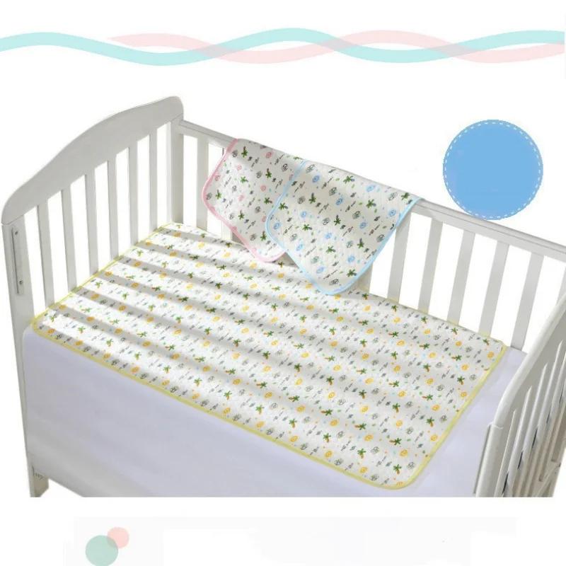 Baby Breathable Washable Baby Diaper Pad Cartoon Print Waterproof Aunt Pad Nursing Pad Baby Products