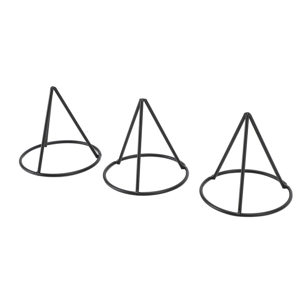 3pcs Avocado Pit Starter Rack Stable Triangular Metal Bracket for 3.4 Inch Wide Mouth Jar
