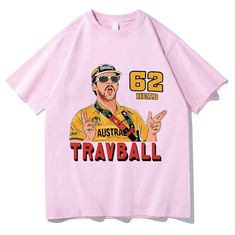 Travball Travis Head I Love Head TShirt Hip Hop Unisex T Shirts Unisex Cotton O Neck Oversized Clothes Aesthetic Short Sleeve Tops