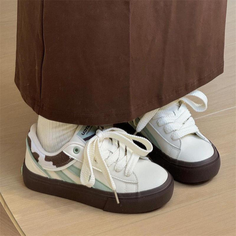 Women Platform Flats Autumn Winter Vintage Cross Tied Casual Shoes Comfortable Height Increase Non Slip Vulcanized Shoes