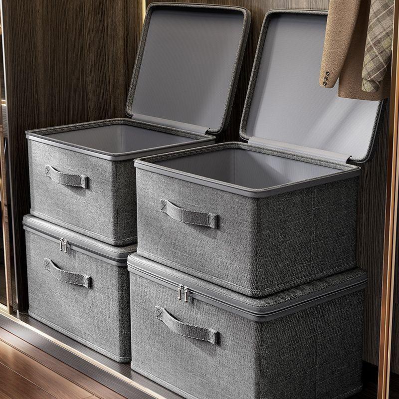 Lockable Cationic Lid Storage Box: Large Capacity for Clothes, Toys, and Wardrobe Organization