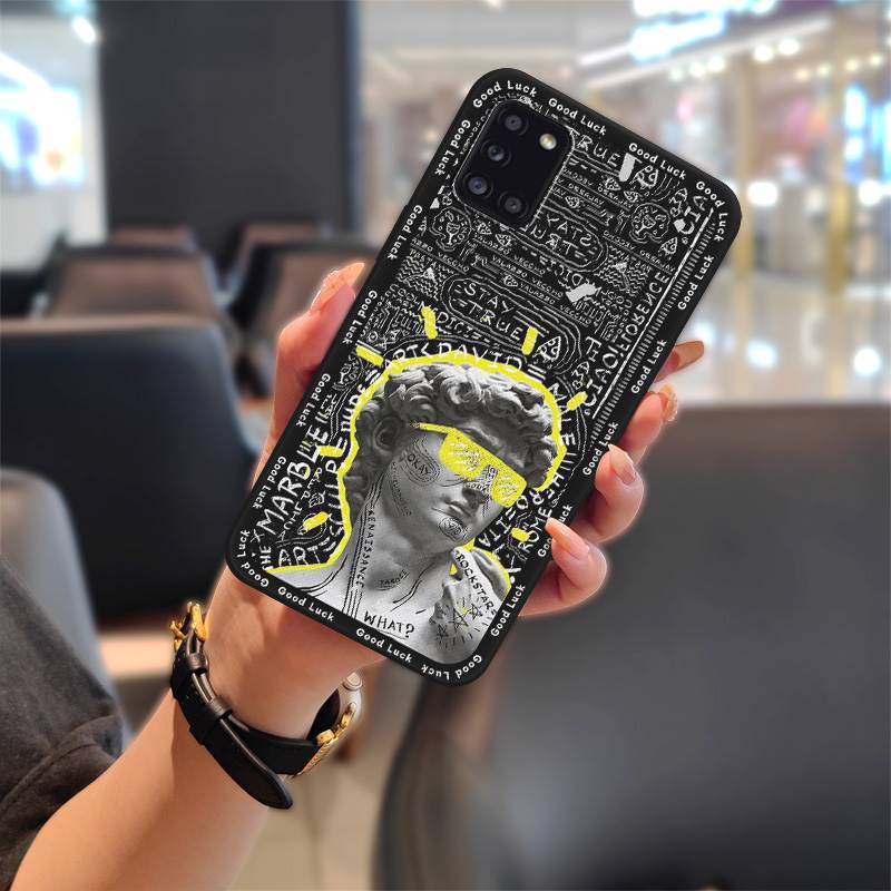 Back Cover Durable Phone Case For Samsung Galaxy A31/SM-A315 Shockproof Soft case Anti-dust protective TPU Cartoon Cute