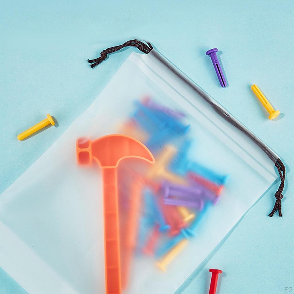 Hammering Pounding Toy Hammer Fine Motor Skills Party Favors Bench Pegs