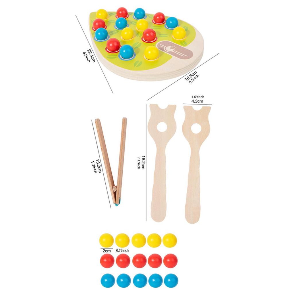 Preschool Educational Wooden Rainbow Color Sorting Toy Focused Training Logical Game for Kids Color Matching Learning Fun
