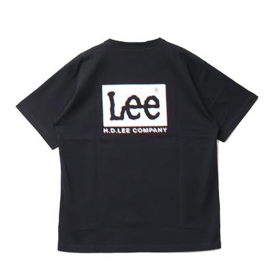 Lee Back Print Black Men's T-Shirt,