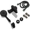 2025 New Shower Set Rain Shower Black Bathtub Faucet With Hand Shower And Faucet Shower Head Shower Set For Bathtub And Bathroom (black)