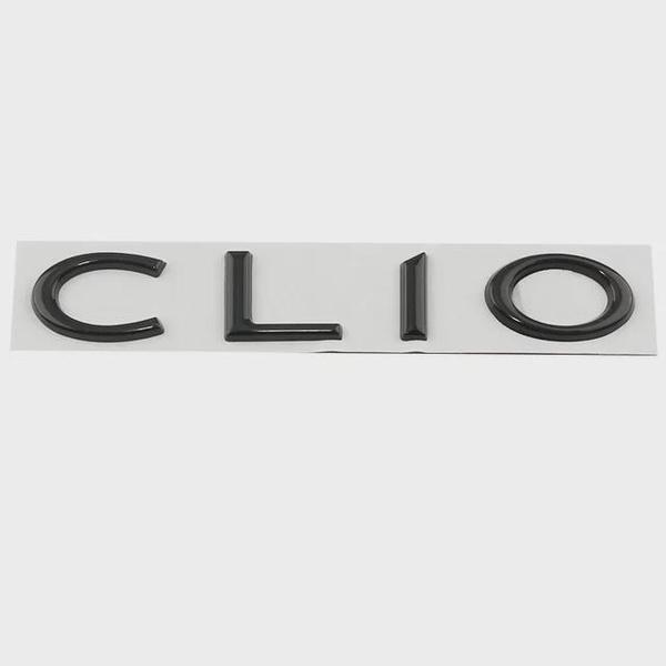 3D Metal Car Styling Letter Emblem Rear Trunk Badge Body Sticker For Rena-ult CLIO 2 3 4 5 6 Tailgate Nameplate Auto Accessories