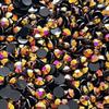 Hot Sale Bulk Package Non Hotfix Flatback Jelly Black AB Resin Rhinestones 2mm 3mm 4mm 5mm 6mm for DIY Crafts
