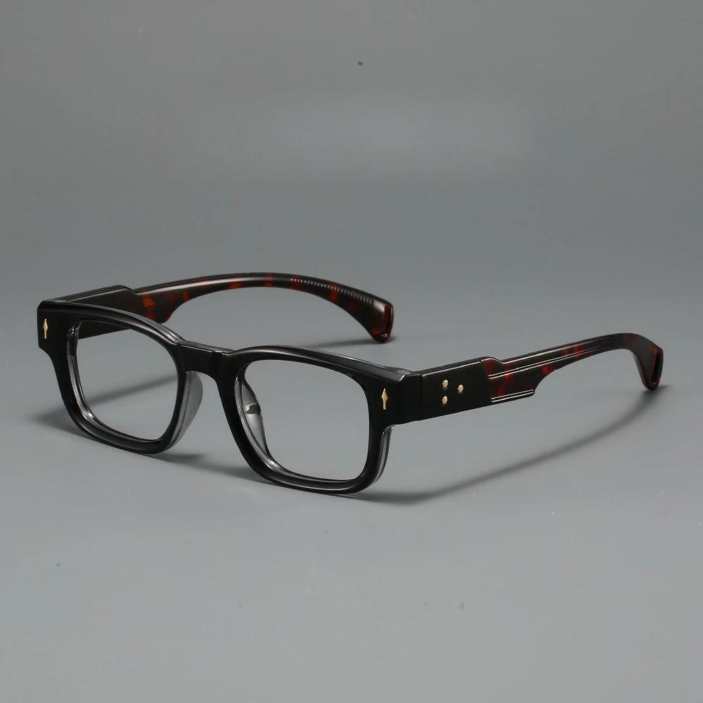 Men's New Square Frame Luxury High-definition Presbyopia Glasses Neutral Fashion Anti-blue Light Farsighted Glasses +3.0+3.5+4.0