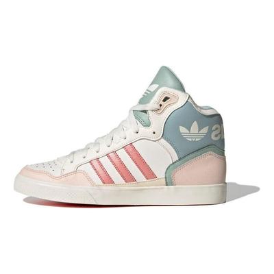Originals Extaball Up Comfortable Versatile Non-Slip High-Top Skate Shoes Women Sneakers White Green ID6072
