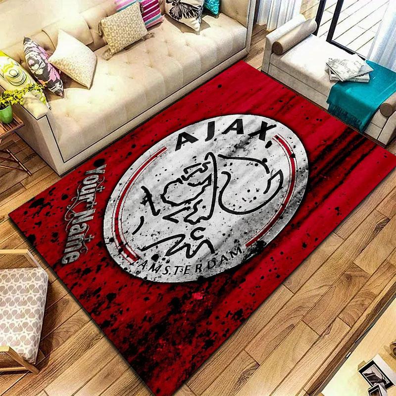AFC Ajax Custom Name Carpet Rug for Living Room Bedroom Home Sofa Decoration,Kids Play Non-slip Floor Mat
