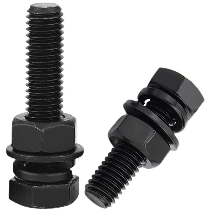 Grade 8.8 Carbon Steel M18x120 Hex Bolt, Nut & Washer Combo Set