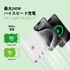 Haribo 240W GaN Charging 6 Ports x 2 x PD QC for Consoles Station, (4 USB-C / USB-A), 3.1 (140W) & 5.0 Compatible,